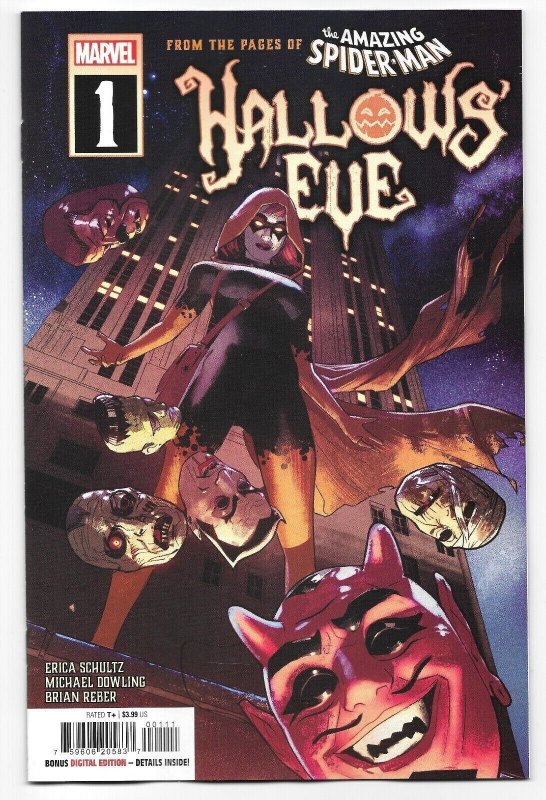 Hallows Eve #1 (Marvel Comics, 2023), raw, ungraded comic book — front cover