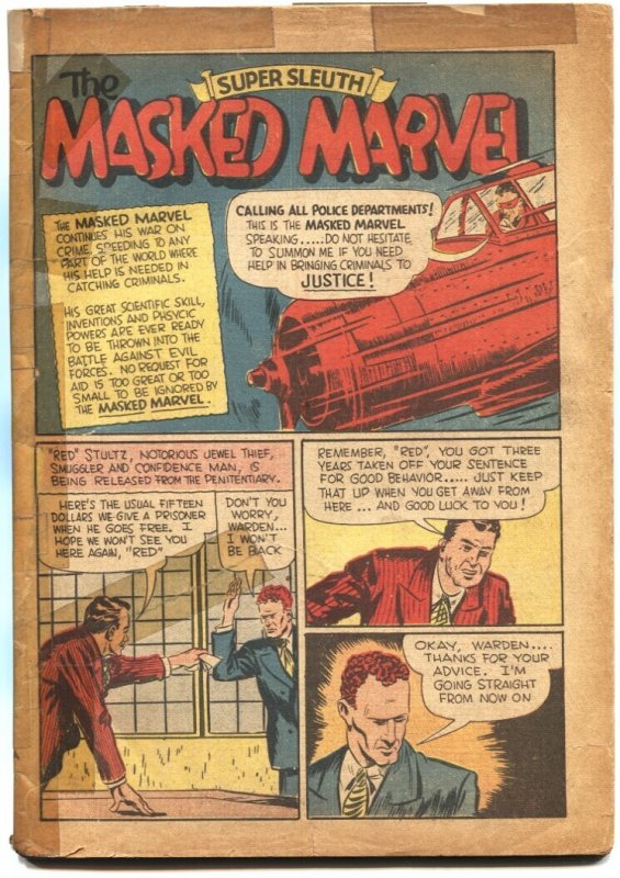 Keen Detective Funnies #19 (Centaur Publications, 1940), raw, ungraded comic book — front cover
