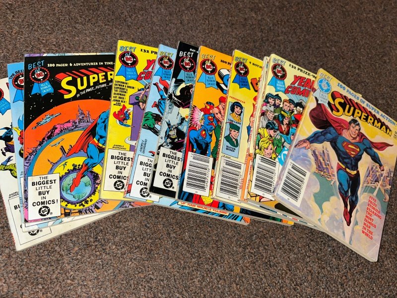 DC Best of Blue Ribbon Digest Lot, Complete Series Set W/Issue #s 1-71 (DC Comics), raw, ungraded comic book — front cover