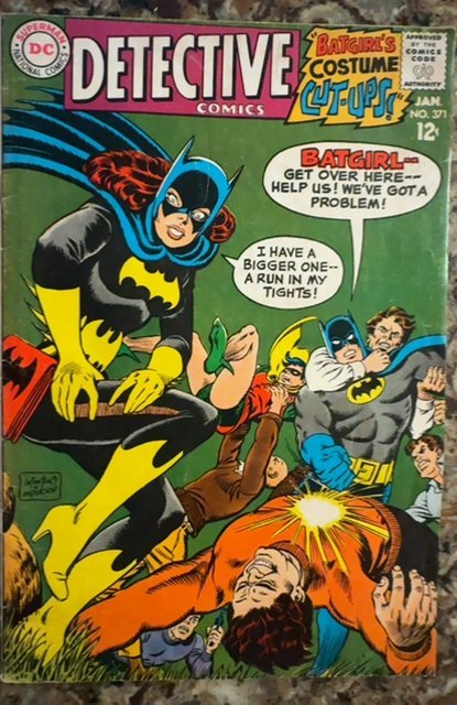 Detective Comics #371 (DC Comics, 1968), raw, ungraded comic book — front cover