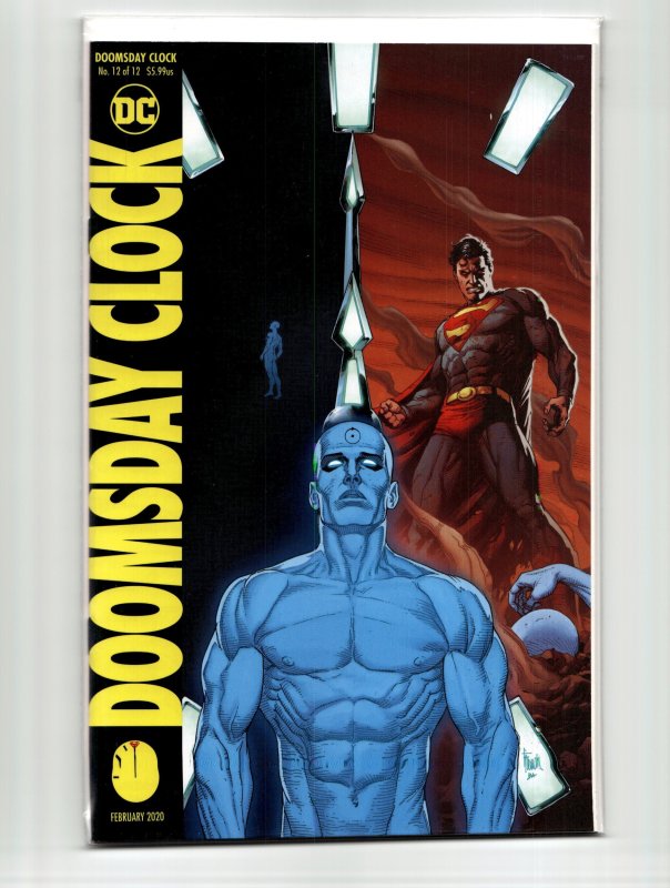 Doomsday Clock #12 (DC Comics, 2020), raw, ungraded comic book — front cover