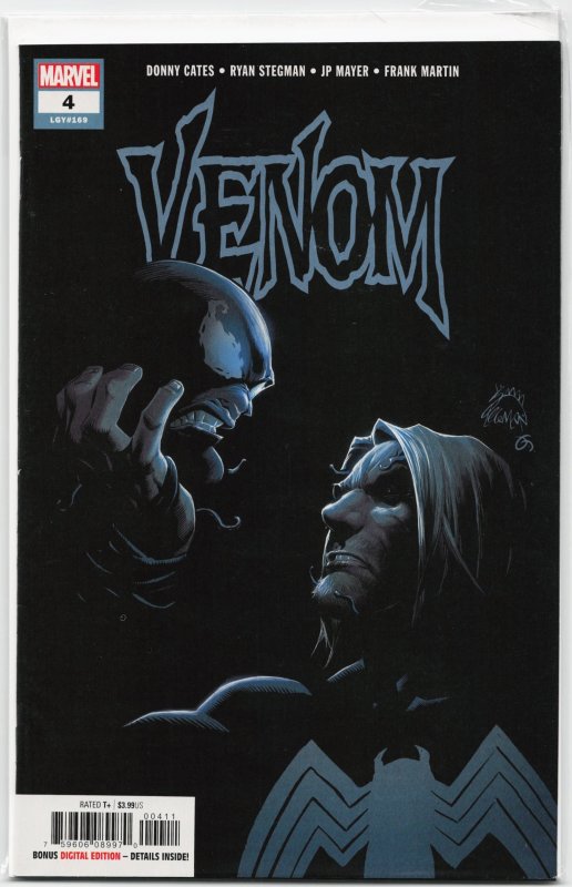 Venom #4 (Marvel Comics, 2018), raw, ungraded comic book — front cover