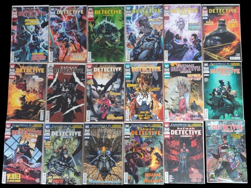 Detective Comics #983-1083 + Landmark Issue + Variants Hill Mendonca Batman DC (DC Comics), raw, ungraded comic book — front cover