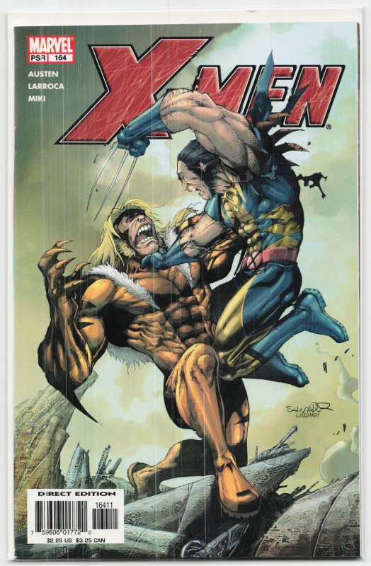 X-Men #164 (Marvel Comics, 2005), raw, ungraded comic book — front cover