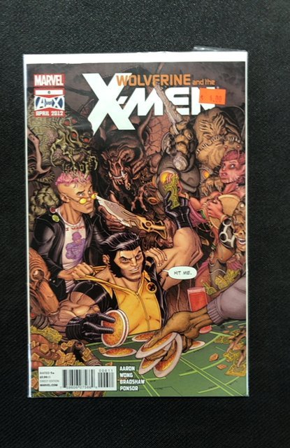 Wolverine & the X-Men #6 (Marvel Comics, 2012), raw, ungraded comic book — front cover