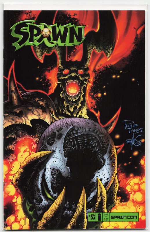 Spawn #153 (Image Comics, 2006), raw, ungraded comic book — front cover