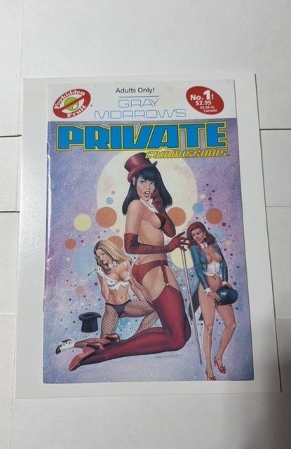Gray Morrow's Private Commissions #1 (1992), raw comic book in NM condition — front cover