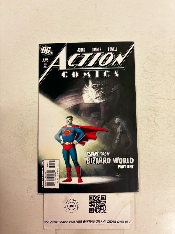 Action Comics #855 (DC Comics), raw comic book in NM condition — front cover