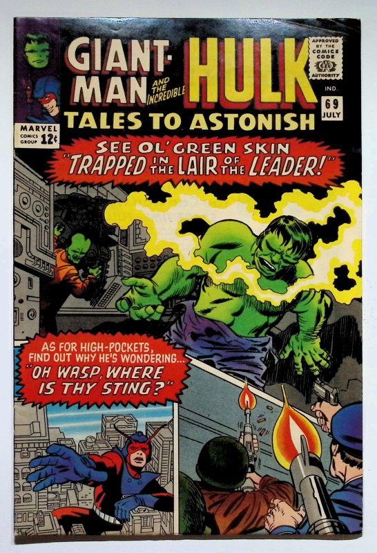 Tales to Astonish #69 (Marvel Comics, 1965), raw, ungraded comic book — front cover