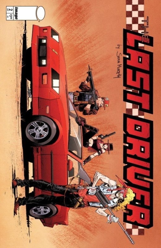 The Last Driver #2 (2026), raw comic book in NM condition — front cover