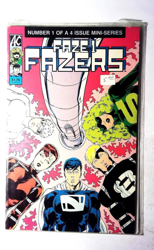 Faze One Fazers #1 (1986), raw, ungraded comic book — front cover