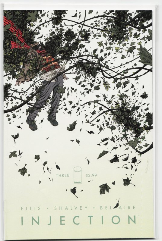 Injection #3 (Image Comics, 2015), raw, ungraded comic book — front cover