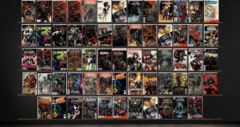 Huge Lot 60+ Comics with Venom, Venomized, Absolute Carnage: Scream & More!, raw, ungraded comic book — front cover
