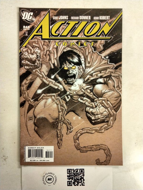 Action Comics #845 (DC Comics), raw comic book in NM condition — front cover