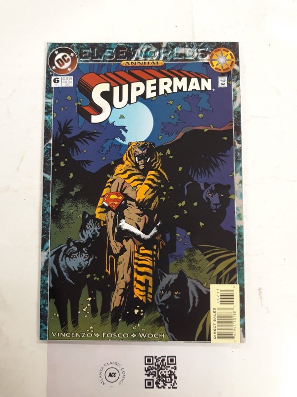 Superman Annual #6 (DC Comics, 1963), raw comic book in NM condition — front cover