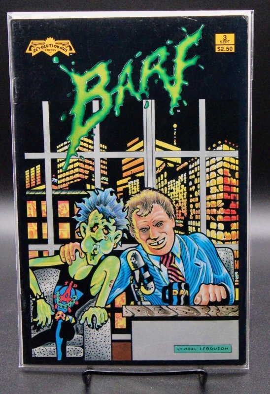Barf #1, raw comic book in VF+ condition — front cover