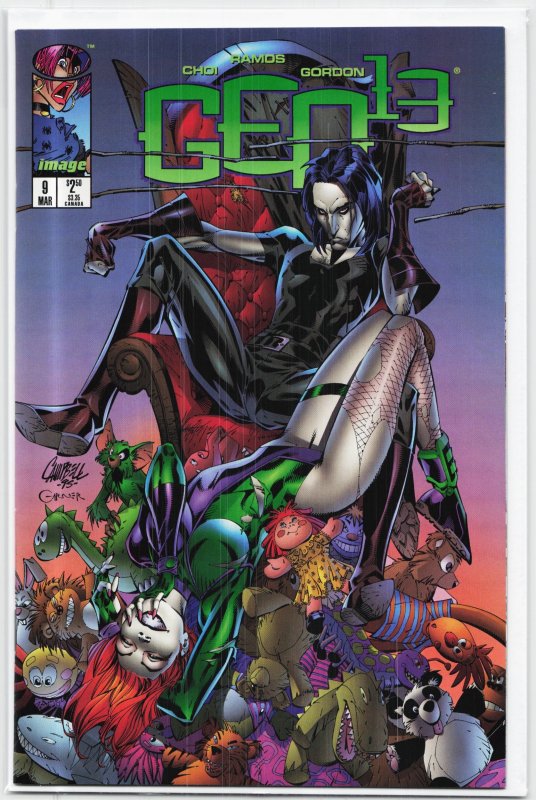 Gen 13 #9 (1996), raw, ungraded comic book — front cover