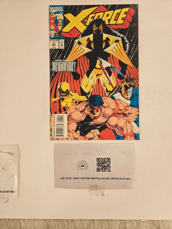 X-Force #26 (Marvel Comics, 1993), raw comic book in NM condition — front cover