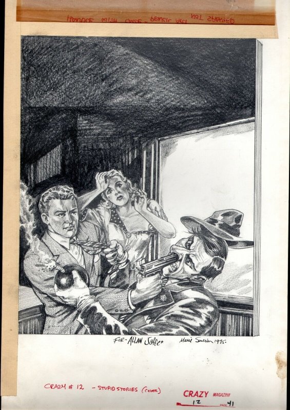 Crazy Magazine #12 (1975), raw, ungraded comic book — front cover