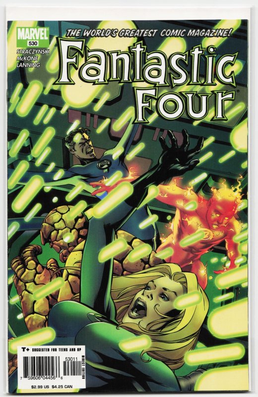 Fantastic Four #530 (Marvel Comics, 2005), raw, ungraded comic book — front cover