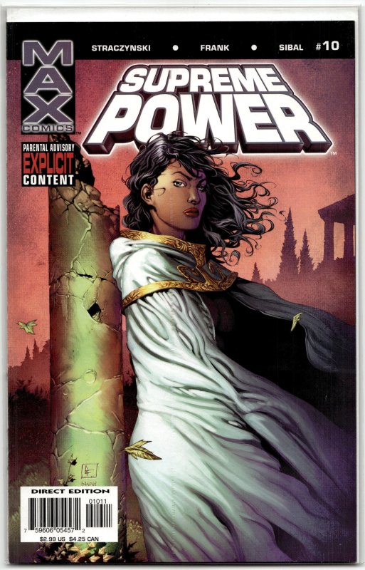 Supreme Power #10 (2004), raw, ungraded comic book — front cover