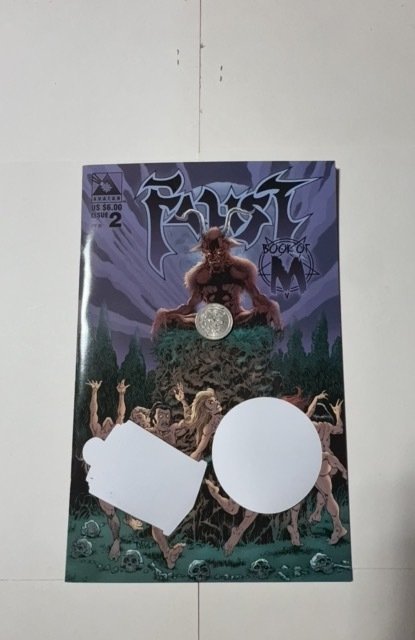 Faust: Book of M #2 (1999), raw comic book in NM condition — front cover