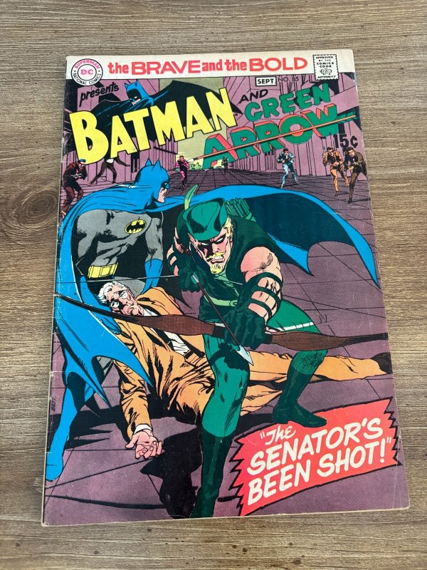 Brave & the Bold #85 (DC Comics), raw comic book in FN condition — front cover