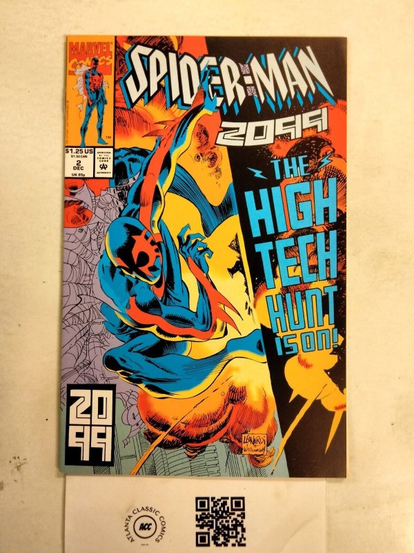 Spider-Man 2099 #2 (Marvel Comics, 1992), raw comic book in NM condition — front cover