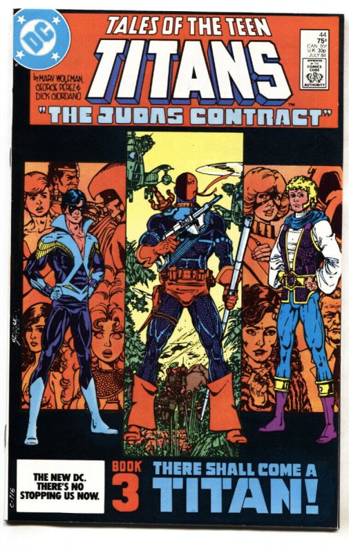 Tales of the Teen Titans #44 (DC Comics, 1984), raw, ungraded comic book — front cover