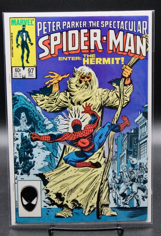The Spectacular Spider-Man #97 (Marvel Comics, 1984), raw, ungraded comic book — front cover