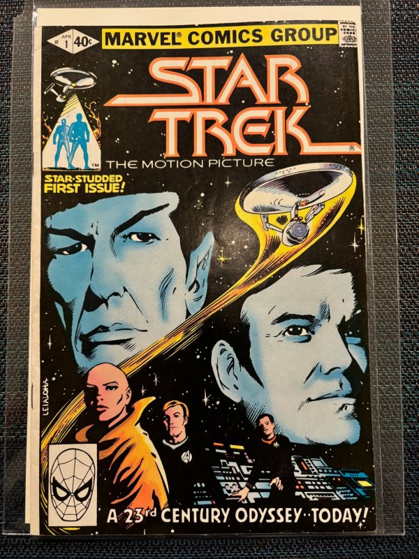 Star Trek #1 (Marvel Comics, 1980), raw, ungraded comic book — front cover