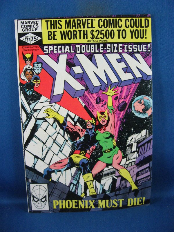 Uncanny X-Men #137 (Marvel Comics, 1980), raw comic book in VF condition — front cover