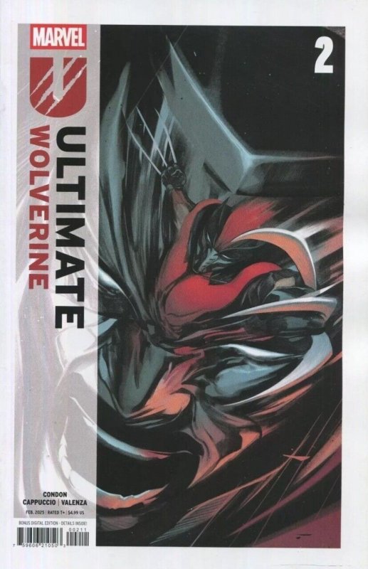 Ultimate Wolverine #2 (2025), raw comic book in NM condition — front cover