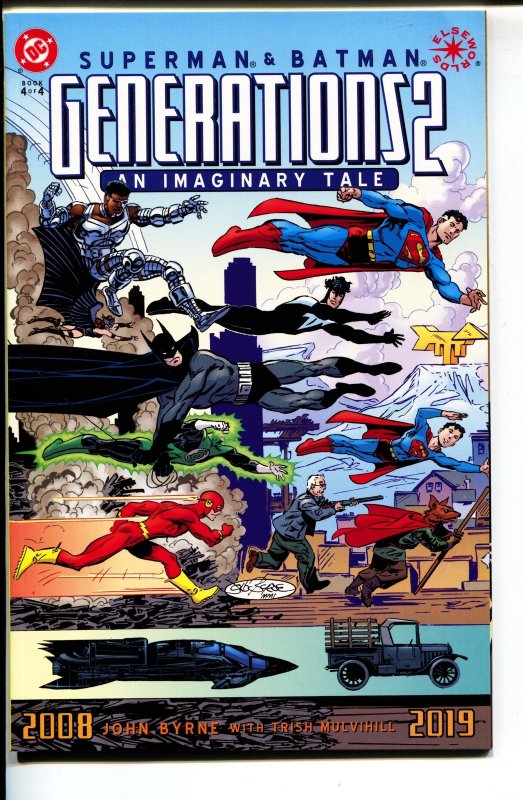 Superman & Batman: Generations #2 (DC Comics), raw comic book in VF condition — front cover