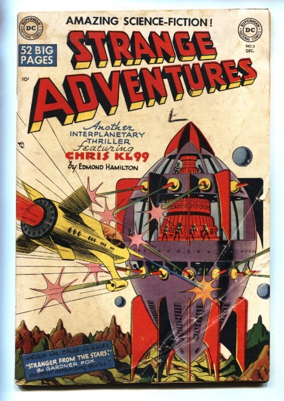 Strange Adventures #3 - 1950 - DC - VG- - Comic Book (DC Comics, 1950), raw comic book in VG- condition — front cover