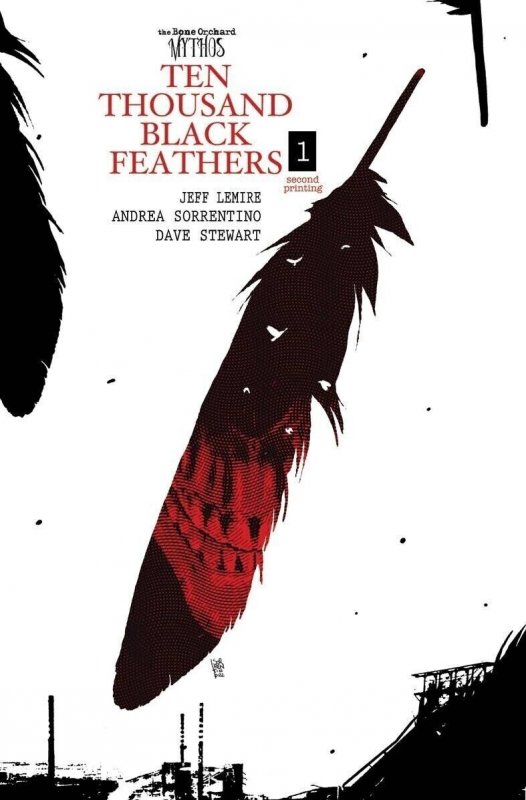 Bone Orchard: Ten Thousand Black Feathers #1 (Image Comics, 2022), raw comic book in NM condition — front cover