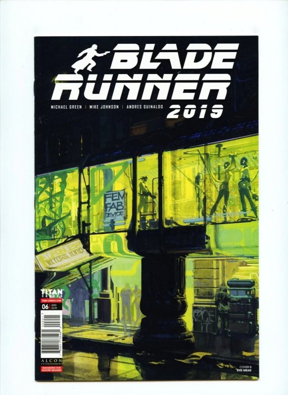 Blade Runner 2019 #1-4 Syd Mead Variants SET NM Titan. (2019), raw comic book in NM condition — front cover