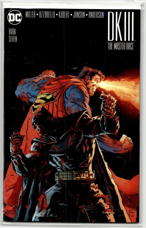 Dark Knight III: The Master Race #7 (DC Comics, 2017), raw, ungraded comic book — front cover