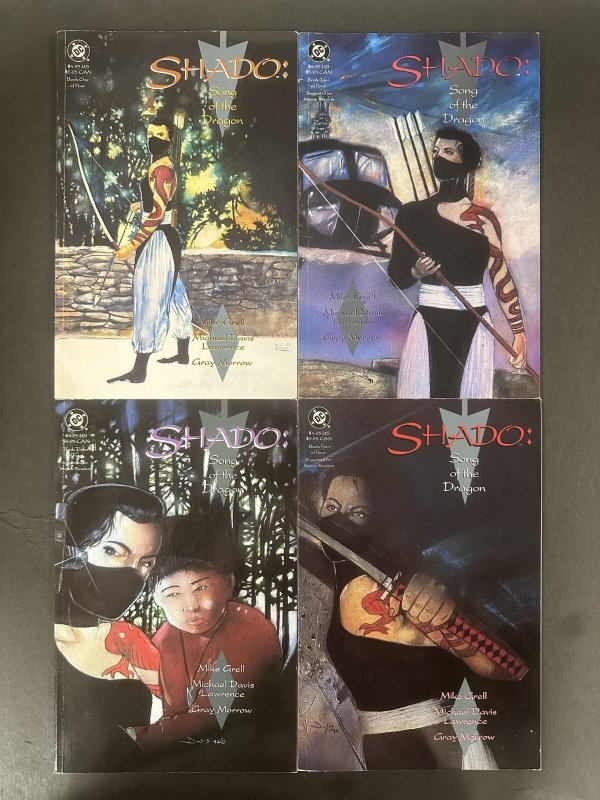 Shado: Song of the Dragon (1992) #1-4 Complete FN+ Set Mike Grell DC (DC Comics, 1992), raw comic book in FN+ condition — front cover