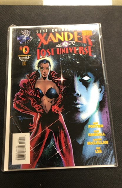 Gene Roddenberry's Xander in Lost Universe #0 (1995), raw, ungraded comic book — front cover
