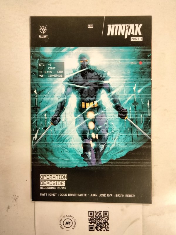 Ninjak #1 (Valiant Comics, 1994), raw comic book in NM condition — front cover