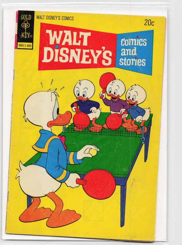 Walt Disney's Comics and Stories #402 (Gold Key, 1974), raw, ungraded comic book — front cover
