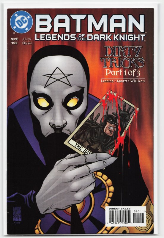 Batman: Legends of the Dark Knight #95 (DC Comics, 1997), raw, ungraded comic book — front cover