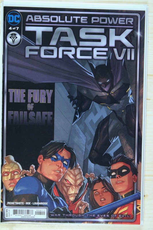 Absolute Power: Task Force VII #4 (DC Comics, 2024), raw comic book in NM+ 9.6 condition — front cover