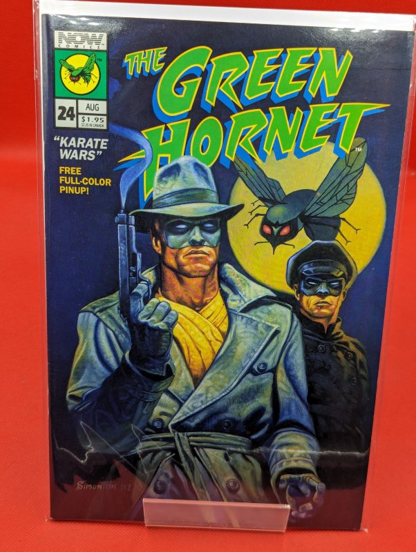 The Green Hornet #24 (Now Comics, 1993), raw, ungraded comic book — front cover