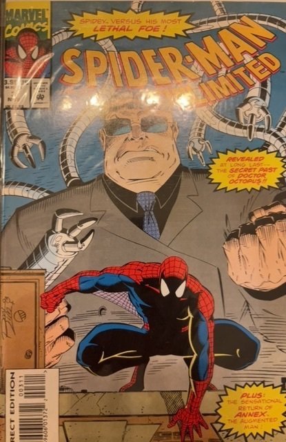 Spider-Man Unlimited #3 (Marvel Comics, 1993), raw, ungraded comic book — front cover