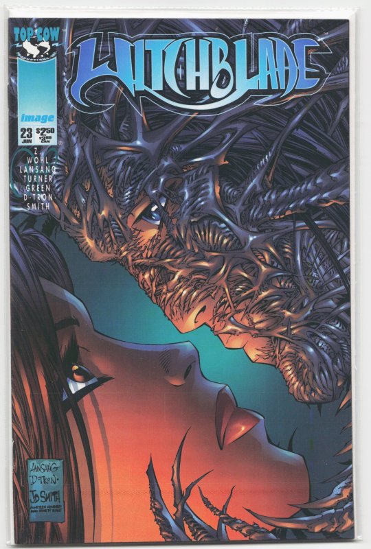Witchblade #23 (Top Cow, 1998), raw, ungraded comic book — front cover