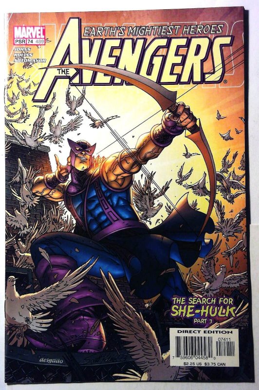 Avengers 3rd Series #74 (Marvel Comics, 2004), raw, ungraded comic book — front cover