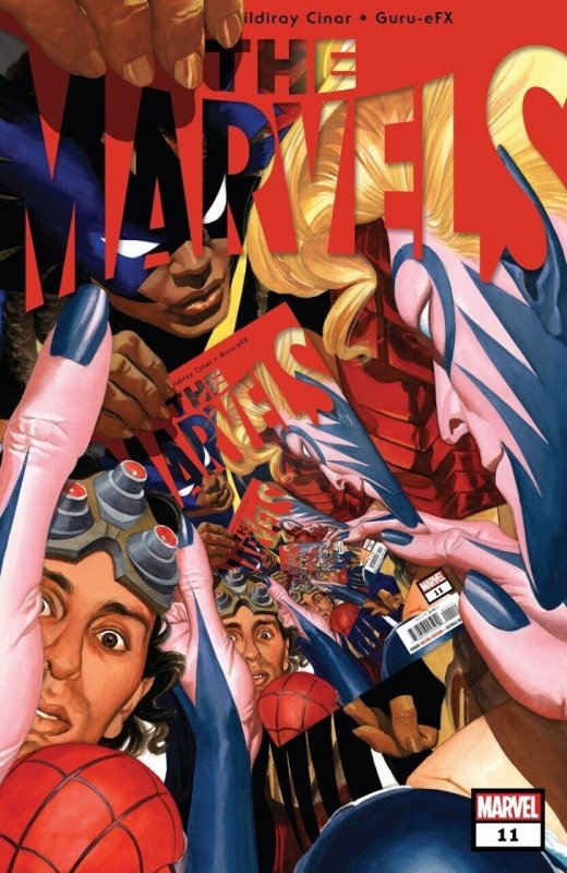 The Marvels #11 (Marvel Comics, 2021), raw comic book in NM condition — front cover