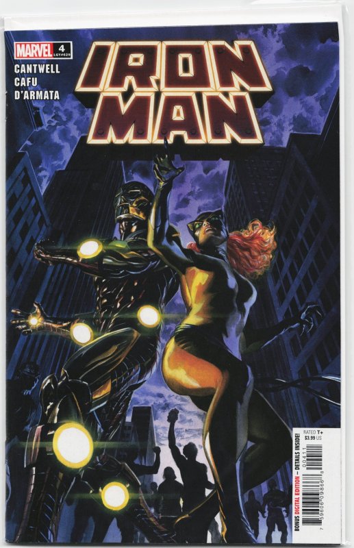 Iron Man #4 (Marvel Comics, 2021), raw, ungraded comic book — front cover